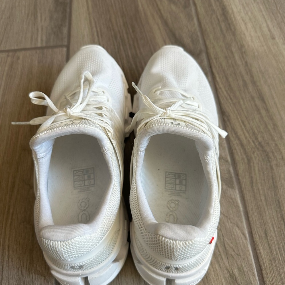 On Cloud White Sneakers - Picture 6 of 7